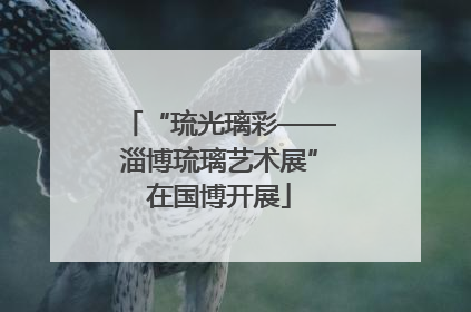 “琉光璃彩——淄博琉璃艺术展”在国博开展