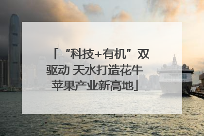 “科技+有机”双驱动 天水打造花牛苹果产业新高地