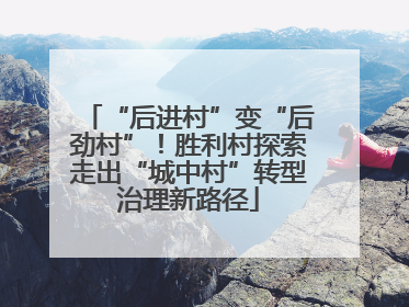 “后进村”变“后劲村”！胜利村探索走出“城中村”转型治理新路径