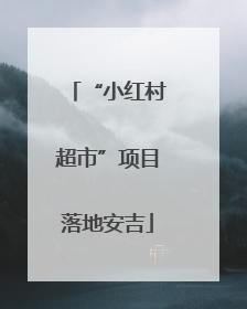 “小红村超市”项目落地安吉