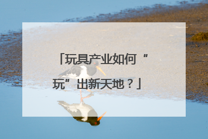 玩具产业如何“玩”出新天地？