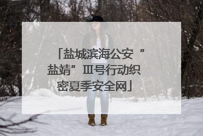 盐城滨海公安“盐靖”Ⅲ号行动织密夏季安全网