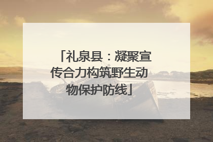 礼泉县：凝聚宣传合力构筑野生动物保护防线