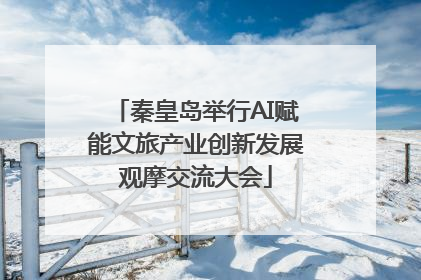 秦皇岛举行AI赋能文旅产业创新发展观摩交流大会