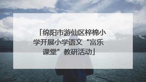 绵阳市游仙区梓棉小学开展小学语文“富乐课堂”教研活动