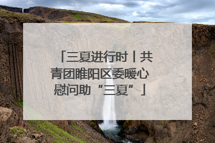 三夏进行时丨共青团睢阳区委暖心慰问助“三夏”