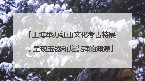 上博举办红山文化考古特展，呈现玉器和龙崇拜的渊源
