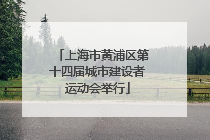 上海市黄浦区第十四届城市建设者运动会举行