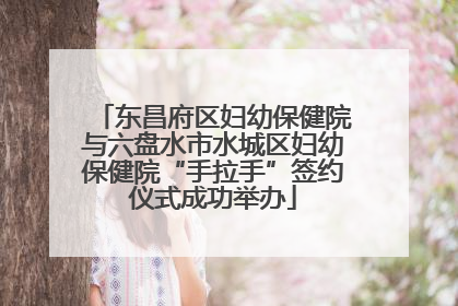 东昌府区妇幼保健院与六盘水市水城区妇幼保健院“手拉手”签约仪式成功举办