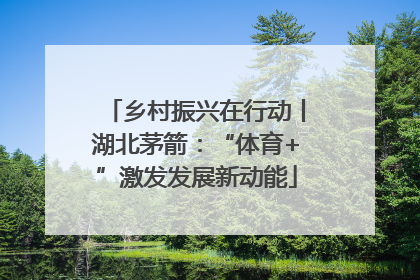 乡村振兴在行动丨湖北茅箭：“体育+”激发发展新动能