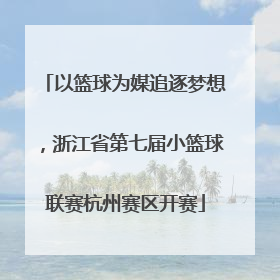 以篮球为媒追逐梦想，浙江省第七届小篮球联赛杭州赛区开赛