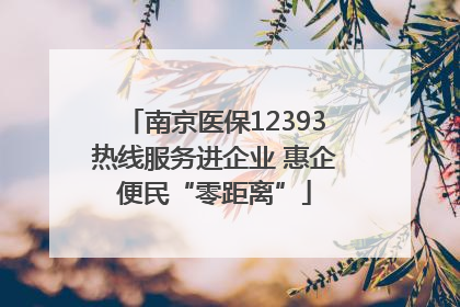 南京医保12393热线服务进企业 惠企便民“零距离”