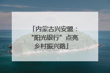 内蒙古兴安盟：“阳光银行”点亮乡村振兴路