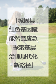 城固县：红色基因赋能智慧应急 探索基层治理现代化新路径