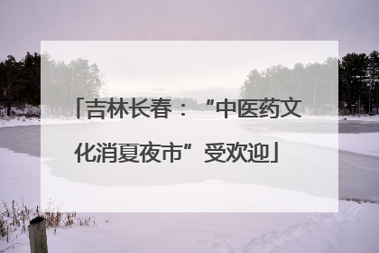 吉林长春：“中医药文化消夏夜市”受欢迎