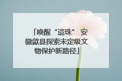 唤醒“遗珠” 安徽歙县探索未定级文物保护新路径