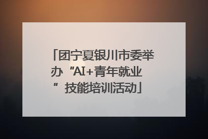 团宁夏银川市委举办“AI+青年就业”技能培训活动