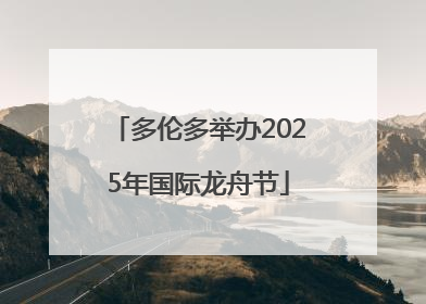 多伦多举办2025年国际龙舟节