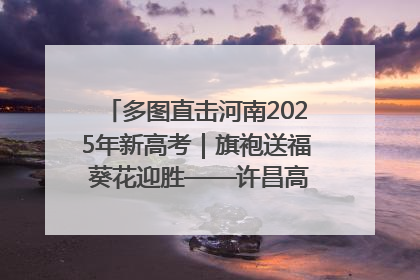 多图直击河南2025年新高考｜旗袍送福 葵花迎胜——许昌高考首日拉开帷幕