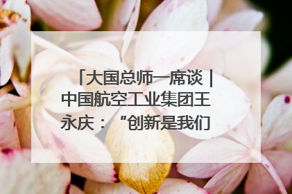 大国总师一席谈｜中国航空工业集团王永庆：“创新是我们的基因密码”