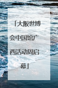 大阪世博会中国馆广西活动周启幕