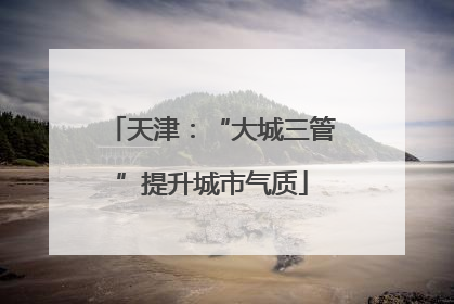 天津：“大城三管”提升城市气质