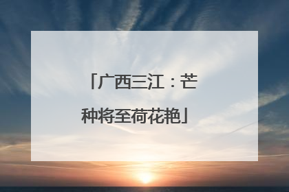广西三江：芒种将至荷花艳