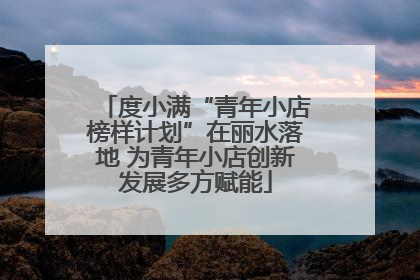 度小满“青年小店榜样计划”在丽水落地 为青年小店创新发展多方赋能