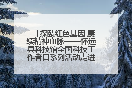 探赜红色基因 赓续精神血脉——怀远县科技馆全国科技工作者日系列活动走进怀远县实验中学