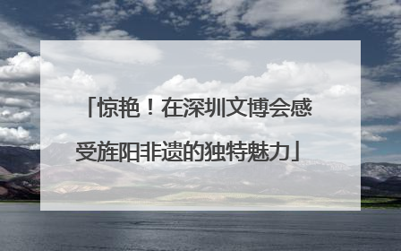 惊艳！在深圳文博会感受旌阳非遗的独特魅力