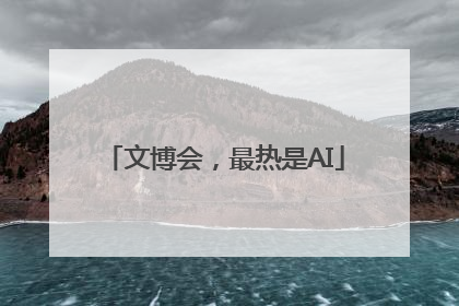 文博会，最热是AI