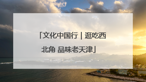 文化中国行｜逛吃西北角 品味老天津