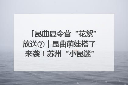 昆曲夏令营“花絮”放送⑦｜昆曲萌娃搭子来袭！苏州“小昆迷”姐弟期待同台演绎“姑苏水磨调”