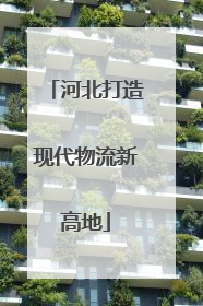 河北打造现代物流新高地