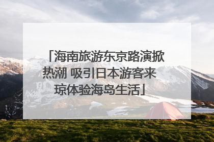 海南旅游东京路演掀热潮 吸引日本游客来琼体验海岛生活
