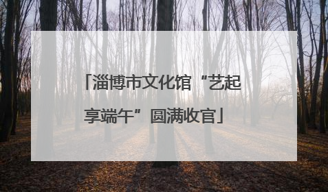 淄博市文化馆“艺起享端午”圆满收官