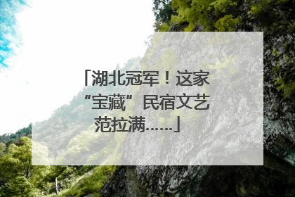 湖北冠军！这家“宝藏”民宿文艺范拉满……