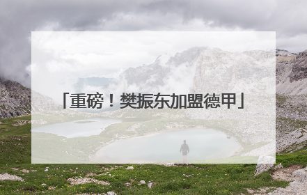 重磅！樊振东加盟德甲