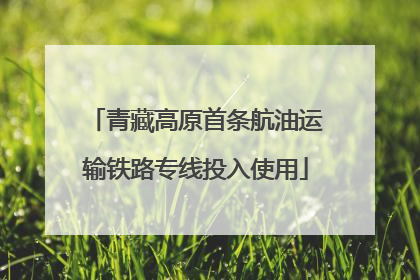 青藏高原首条航油运输铁路专线投入使用