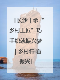 长沙千余“乡村工匠”巧手织就振兴梦｜乡村行·看振兴