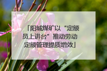 阳城煤矿以“定额员上讲台”推动劳动定额管理提质增效