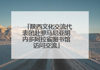 陕西文化交流代表团赴罗马尼亚胡内多阿拉省图书馆访问交流