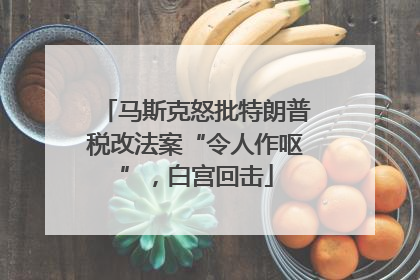 马斯克怒批特朗普税改法案“令人作呕”，白宫回击