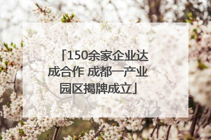 150余家企业达成合作 成都一产业园区揭牌成立
