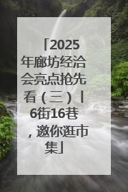 2025年廊坊经洽会亮点抢先看（三）丨6街16巷，邀你逛市集